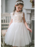 Glittering Fish Scale Sequins Flower Girl Dress